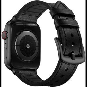 Compatible with Apple Watch Band, Genuine Leather Band